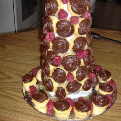 Cupcake Tree W/raspberries