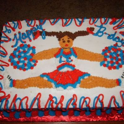 Cheerleader Cake