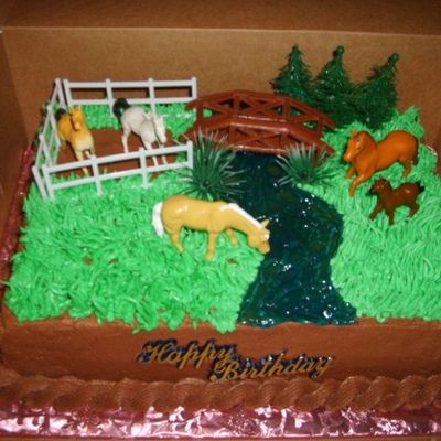 Horse Birthday Cake
