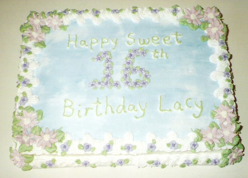 16Th Birthday Cake