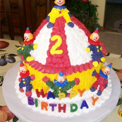Circus Clown Cake