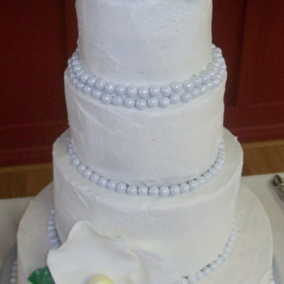 Magnolia Wedding Cake