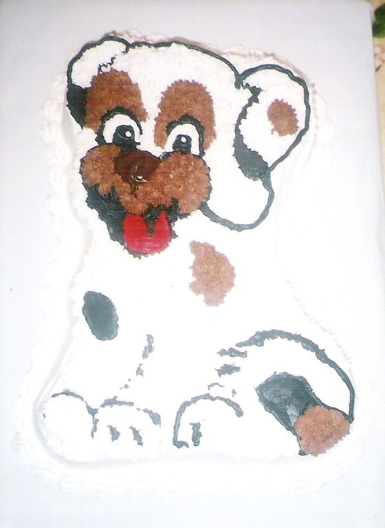 Spotted Puppy Cake