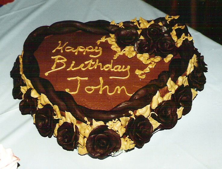 Chocolate Rose Birthday Cake