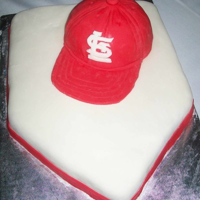 Cardinals Cake