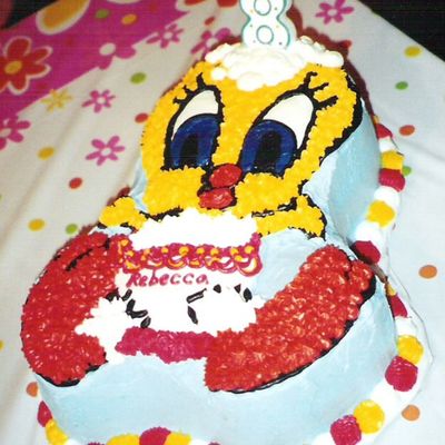 Tweety Bird And B-Day Cake