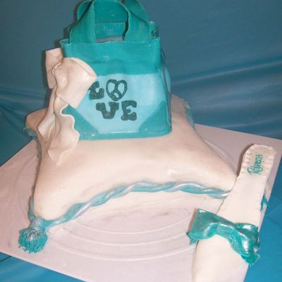 Purse/pillow/shoe Cake