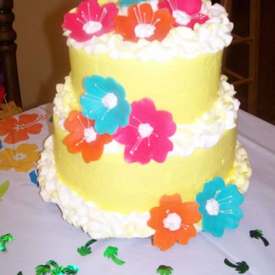 Hawaiian Birthday Cake