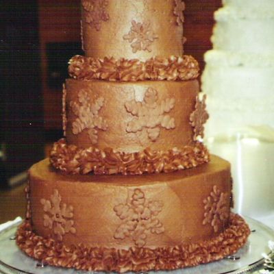 Chocolate Snowflake Cake