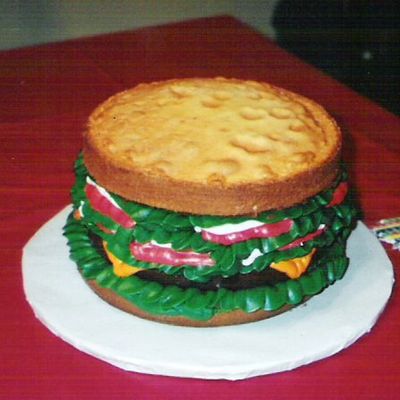 Hamburger Cake