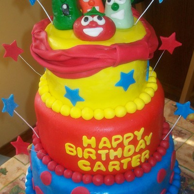 Veggie Tale Birthday Cake