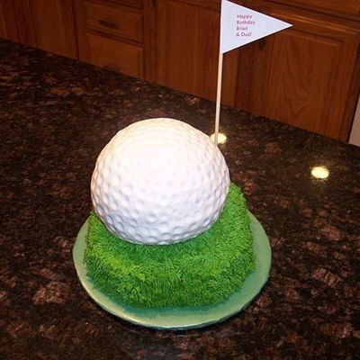 Golf Ball Cake