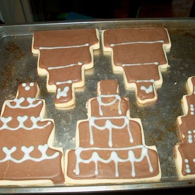 Wedding Cake Cokkie Place Cards 9