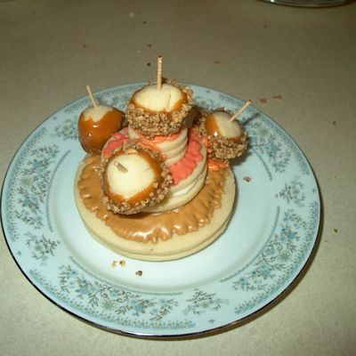 Fall Wedding Cookie Cake