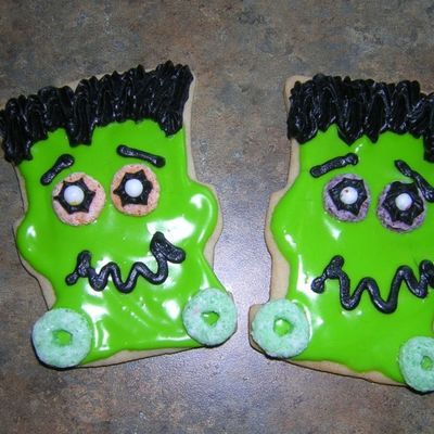 Frankenstien Cookies