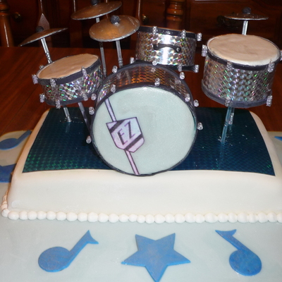 Drum Set Cake