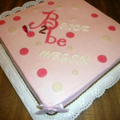 Megan's Bridal Shower Cake