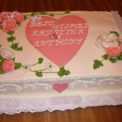 Krystina & Anthony's Engagement Cake