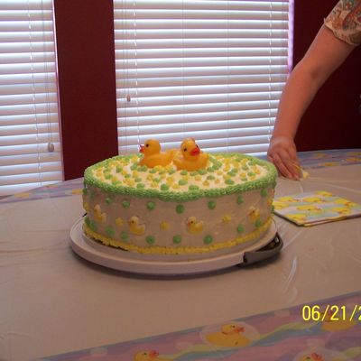 Duck Baby Shower Cake