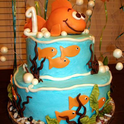 Goldfish Cake