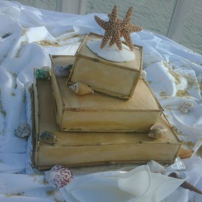 Square Seashell Cake