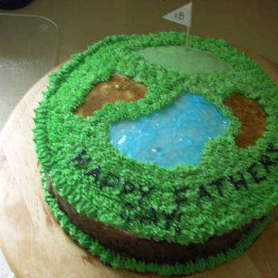 Father's Day Golf Cake