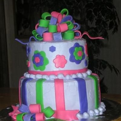 First Tiered Cake!