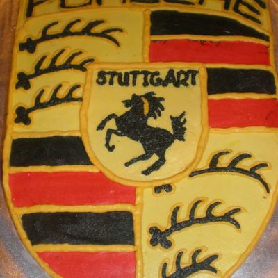 Porsche Logo Cake