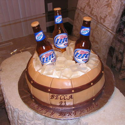 Beer Botles Cake