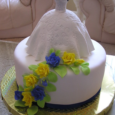 Wedding Dress Cake