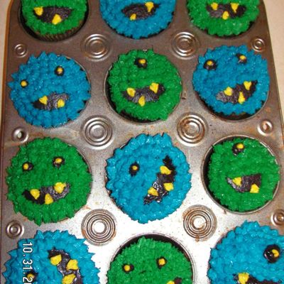 Monster Cupcakes