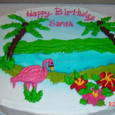 Sister's Flamingo Birthday