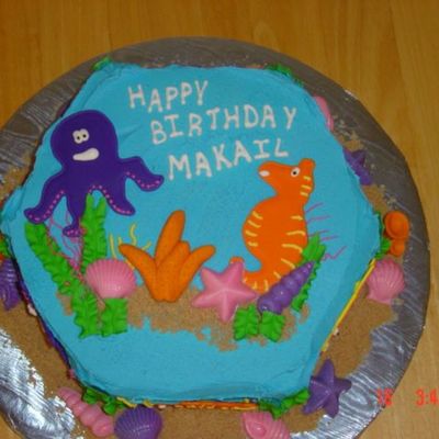 Under The Sea Birthday Cake