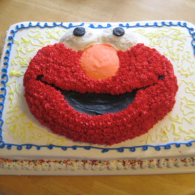 Elmo Birthday Cake