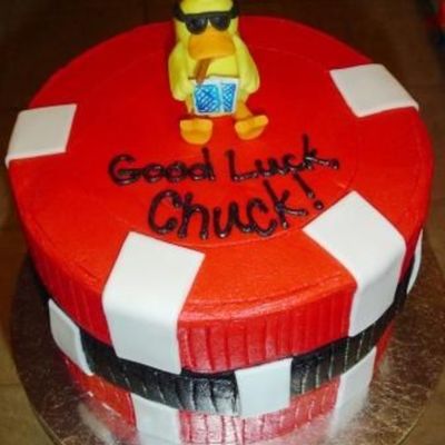 Giant Poker Chips For Tourney In Vegas