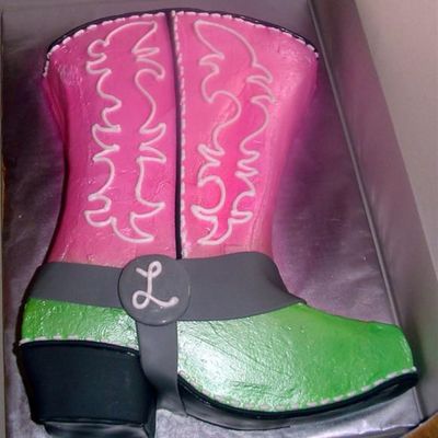 Wedding Shower Cowgirl Boot
