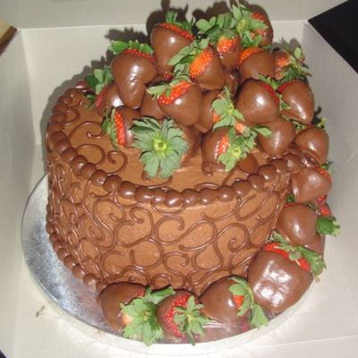Chocolate Covered Strawberries, Groom's Cake