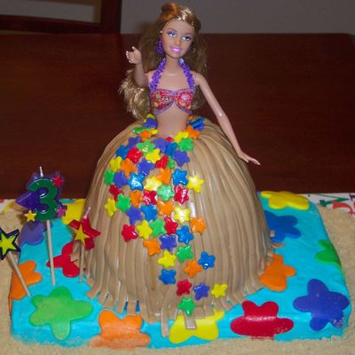 Luau Birthday Cake