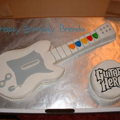 Guitar Hero Cake