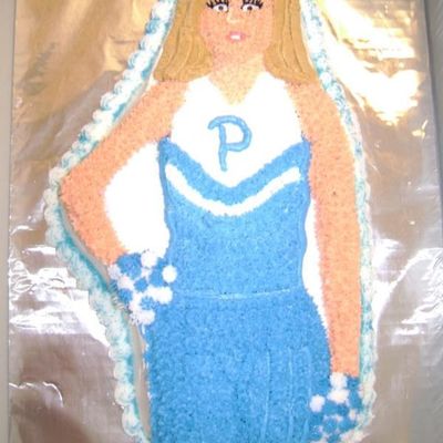 Camp Pendleton Cheerleader Cake