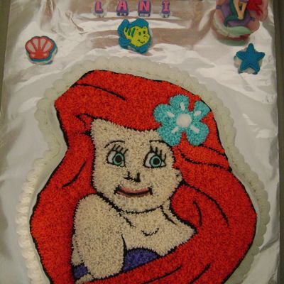 Ariel Birthday Cake