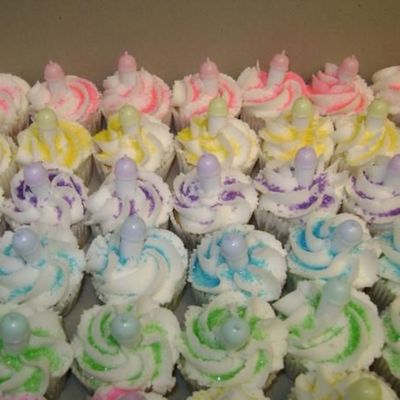 Mini "baby Bottle" Cupcakes