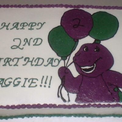 Barney Birthday Cake