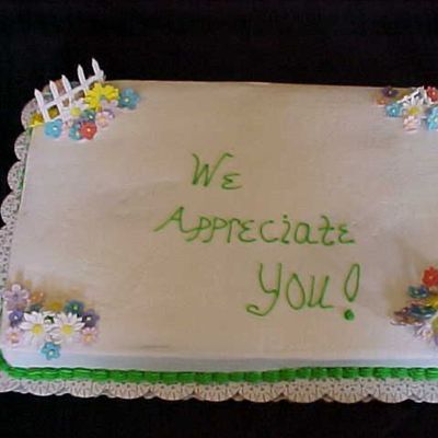 Teacher Appreciation Cake