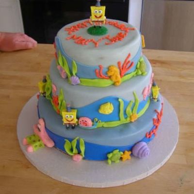 Spongebob Underwater Cake