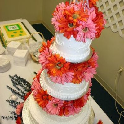 Modified Tower Of Gerbera Daisies
