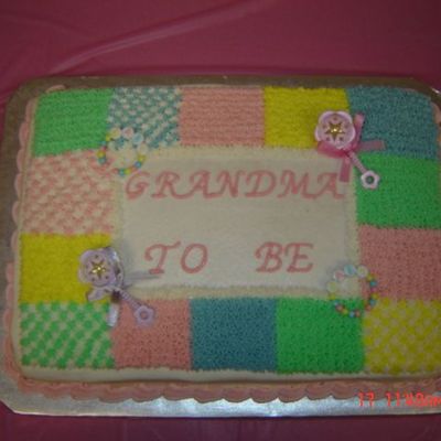 Diaper Shower Cake