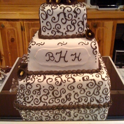 Chocolate Wedding Cake