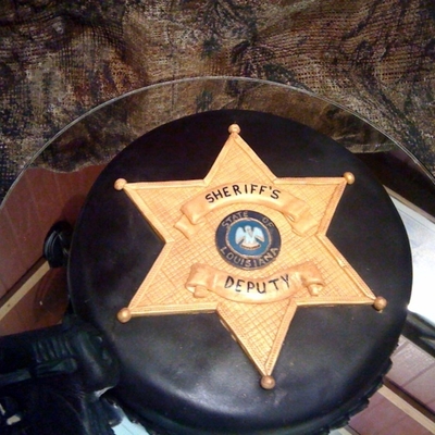 Sheriff Grooms Cake