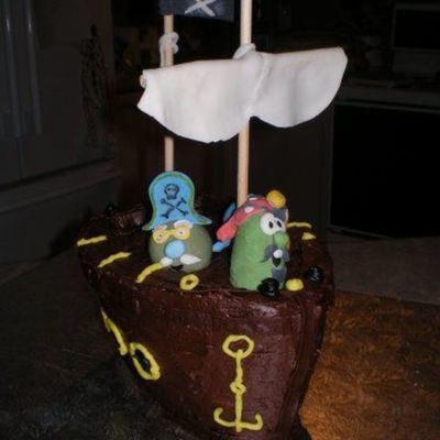 Veggietales Pirate Cake